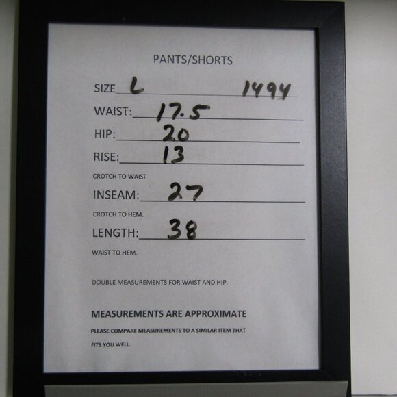 EILEEN FISHER Black Knit WIDE LEG Pull on Stretch Career Minimalist Pants L - Picture 10 of 10